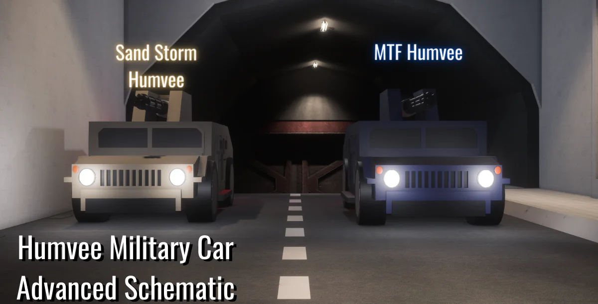 Recontaint Studios |Humvee Military Car Pack | Advanced Schematic